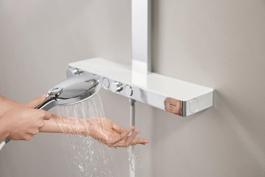 Rainshower Aqua Pure chromuota dušo sistema su termostatu, 100964KI00 - Image 3