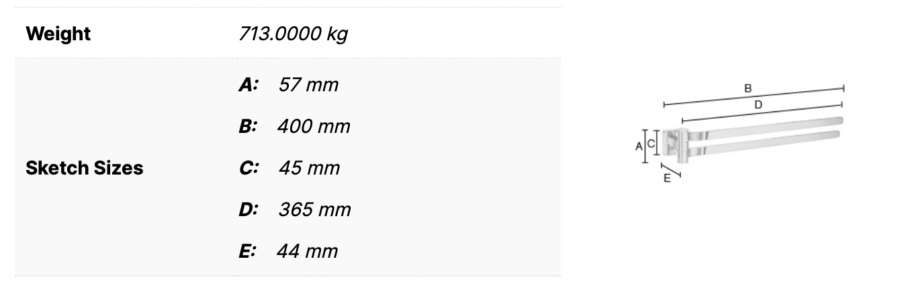 Smedbo Ice pasukama rankšluosčių laikymo juosta, OK326 - Image 2