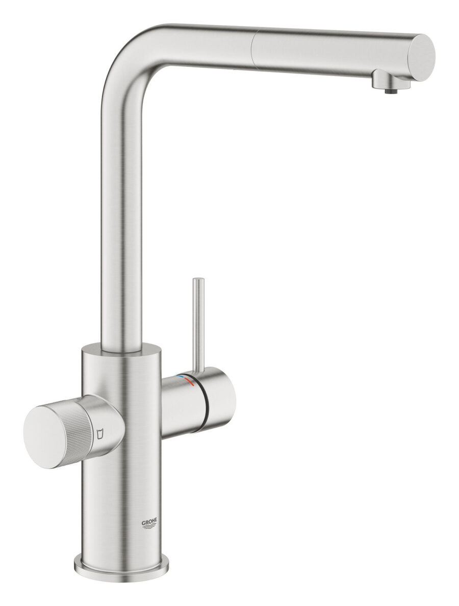 Grohe Blue Pure Minta Juodas Vandens Sistema, 30590DC0 + 40438001