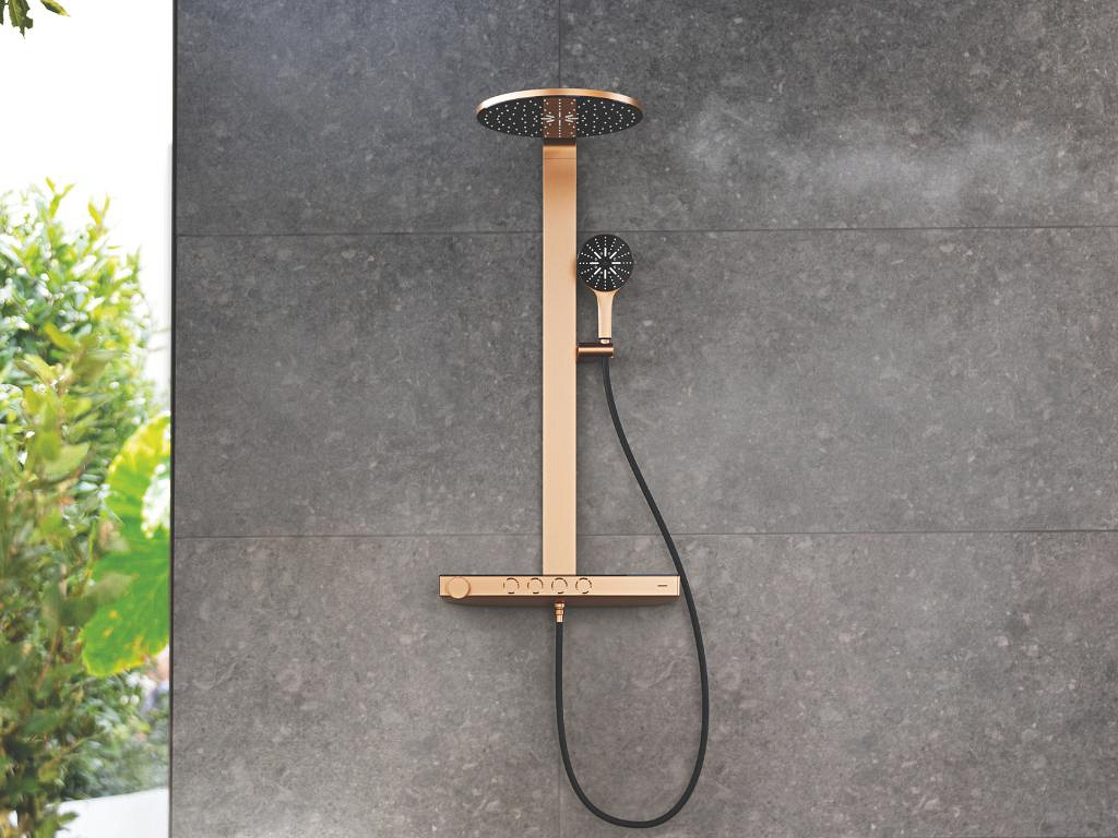 Rainshower Aqua Pure vario spalvos dušo sistema su termostatu, 100964DA00 - Image 2