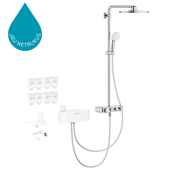 Euphoria purefoam dušo sistema su termostatu montavimui prie sienos, 1058130000