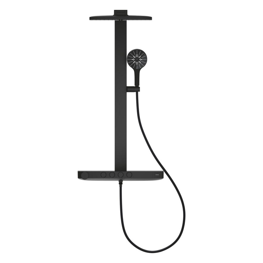 Rainshower Aqua Pure juoda dušo sistema su termostatu, 100964KF00  - Image 2