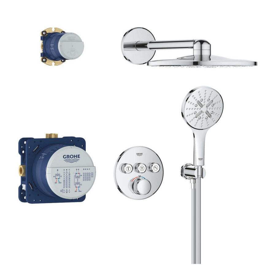 Grohtherm SmartControl paslėpta dušo sistema su Rainshower SmartActive 310, 34863000 - Image 2