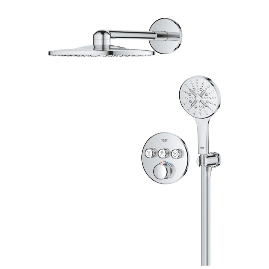 Grohtherm SmartControl paslėpta dušo sistema su Rainshower SmartActive 310, 34863000 - Image 3