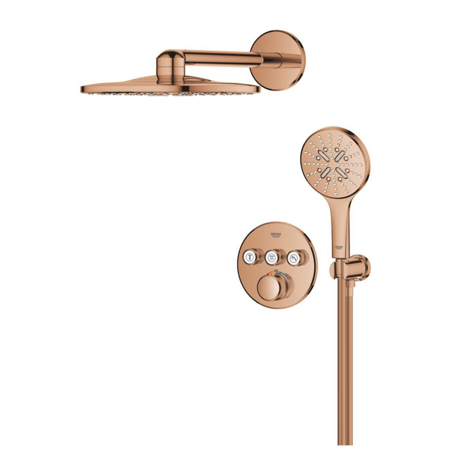 Grohtherm SmartControl paslėpta dušo sistema su Rainshower SmartActive 310, 34863DA0 - Image 3