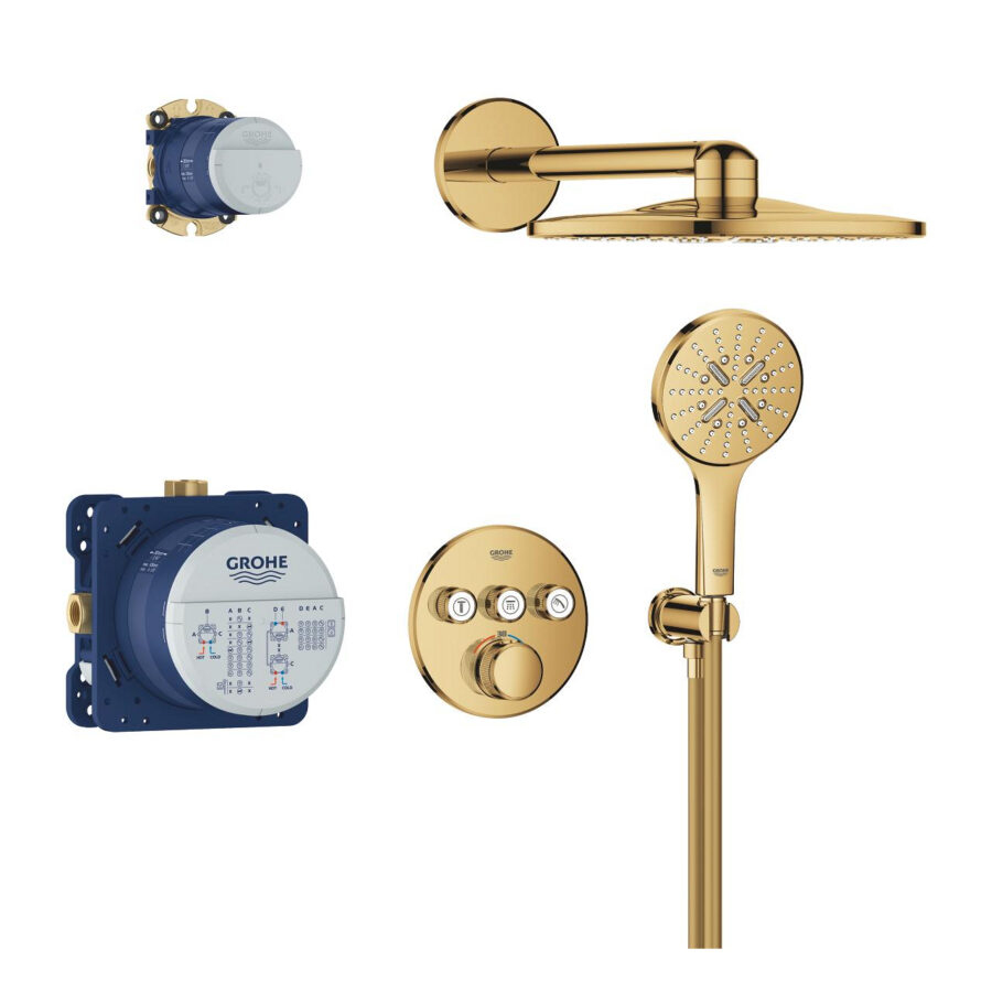 Grohtherm SmartControl paslėpta dušo sistema su Rainshower SmartActive 310, 34863GL0 - Image 2